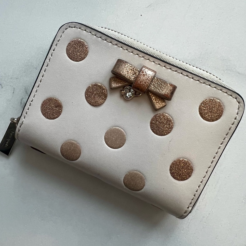 Kate Spade Wrapping Party small zip card case - Picture 5 of 7